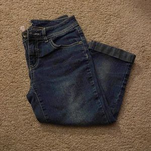 Justice Girls Blue Capri Jeans